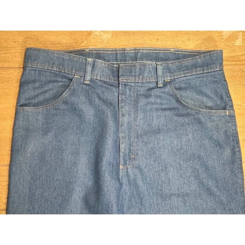 Wrangler Mens Straight Leg Light Wash Denim Jeans 85498LB 36x29